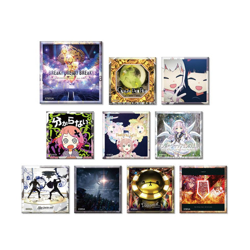 『maimai でらっくす』トレーディング maimai でらっくす スクエア缶バッジ(単位/BOX)【202510再販】